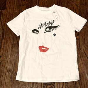 Abercrombie Kids - Girls White Lady Gaga T-Shirt